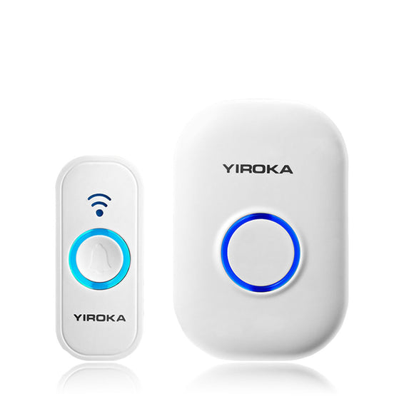 YIROKA,Wireless,Doorbell,Chimes,Wireless,Doorbell,Waterproof,Smart,Doorbell,Alarm,System