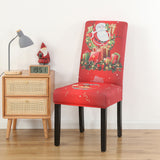 Chair,Covers,Christmas,Printed,Elastic,Dining,Protector,Cover,Wedding,Party,Decoration
