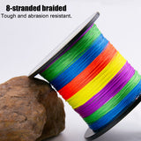Strands,Braided,Fishing,Multi,Color,Super,Strong,Multifilament,Braid,100LB,200LB