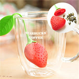 Strawberry,Strainer,Silicone,Infuser,Filter,Diffuser,Cartoon,Accessories