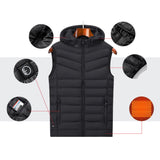 TENGOO,Unisex,Heated,Jackets,Electric,Thermal,Clothing,Places,Heating,Winter,Outdoor,Clothing