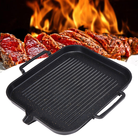 People,Barbecue,Aluminum,Frying,Grill,Plate,Stick,Coating,Cookware,Induction,Cooking