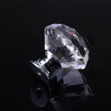 16PCS,Crystal,Glass,Cabinet,Diamond,Shape,Drawer,Cupboard,Handle,Pulls