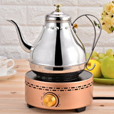Silver,Capacity,Stainless,Steel,Coffee,Kettles,Filter,Teahouse