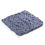 Winter,Luxury,Handmade,Crocheted,Knitted,Cover,Blankets,Colors,Thick,Thread