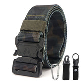 125cm,Men's,1000D,Nylon,Metal,Buckle,Quick,Release,Tactical,Belts,Carabiner,Eagle,Mouth,Buckle,Beverage,Hanging