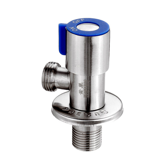 Stainless,Steel,Brushed,Water,Triangle,Valve,Thread,Angle,Valves,Rotatable,Switch,Toilet,Water,Heater