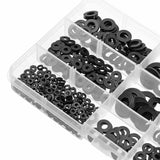 Suleve,MXNW1,500pcs,White,Black,Nylon,Washer,Washers,Gasket