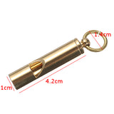 Brass,Survival,Whistle,Copper,Chain,Buckle,4.2x1cm