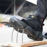 AtreGo,Suede,Leather,Shoes,Steel,Climbing,Safety,Shoes
