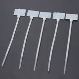 100pcs,White,Nylon,Cable,Label,Strap,Strip,Marking,3X100mm