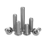 Suleve,M5SH5,140Pcs,Stainless,Steel,Socket,Button,Screw,Assortment