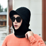Velvet,Thick,Winter,Protection,Windproof,Knitted