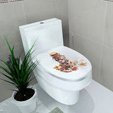 Creative,Toilet,Sticker,Wallpaper,Removable,Bathroom,Decals,Decor