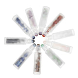 10Pcs,Frosted,Glass,Crystals,Essential,Gemstone,Roller,Inside,Bottle