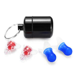 Pairs,Earplugs,Noise,Reduction,Silicone,Plugs,Camping,Travel,Sleeping,Swimming,Earplugs