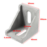 Suleve,Corner,Bracket,Aluminum,Angle,Corner,Joint,40x40mm
