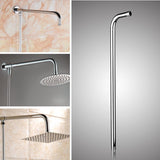 50x10cm,Stainless,Steel,Silver,Shower,Bracket,Mounted,Bathroom,Accessories