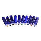 10Pcs,Natural,Crystals,Glass,Essential,Gemstone,Roller,Inside,Bottles