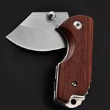 120mm,Folding,Knife,Steel,Blade,Rosewood,Handle,Cutter,Outdoor,Camping,Survival,Tactical,Knive