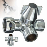 Diameter,Brass,Chrome,Shower,Diverter,Valve,Shower,Adapter"