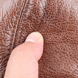 Genuine,Leather,Single,Layer,Solid,Color,Casual,Fashion,Forward,Beret