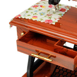 Retro,Vintage,Music,Sewing,Machine,Birthday,Table,Decor