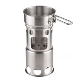 Camping,Stove,Portable,Burning,Furnace,Picnic,Portable,Stainless,Steel,Cookware