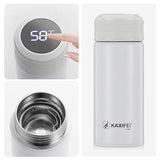 KCASA,300ML,Smart,Stainless,Steel,Insulation,Vacuum,Bottle,Touch,Screen,Temperature,Display,Vacuum,Waterproof,Thermal,Bottle