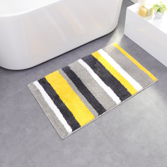 Honana,Microfiber,Double,Stripes,Absorbent,Carpet