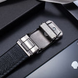 BULLCAPTAIN,Genuine,Leather,First,Layer,Leather,Business,Casual,Automatic,Buckle,Leather