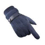 Men's,Winter,Suede,Gloves,Velvet,Thick,Touch,Screen,Finger,Glove