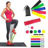 Resistance,Bands,Sport,Elastic,Fitness,Stretch,Training,Women