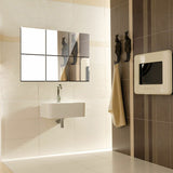 Honana,Mirror,Acrylic,Silver,Sticker,Decal,Bathroom,Square,Mirror,Sticker