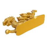 Resin,Dragon,Figurine,Statue,Ornaments,Chinese,Geomancy,Office,Decoration