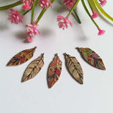 50PCS,Retro,Style,Leaves,Shaped,Wooden,Buttons,Washable,Sewing,Buttons,Decor,Handcraft,Supplies