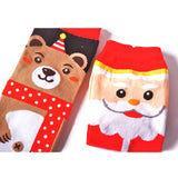 Womens,Christmas,Short,Socks,Cartoon,Santa,Ankle,Christmas,Socks