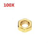 100Pcs,Brass,Screw,Diameter,1.5mm,Thread,Height