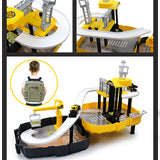 Construction,Children's,Construction,Engineering,Collection,Model,Vehicles,Metal,Tractor,Including,Shape,Track,Station