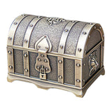 Vintage,Small,Alloy,Pirate,Treasure,Chest,Jewelry
