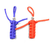 IPRee,Paracord,Skull,Woven,Braided,Keychain