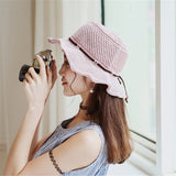 Women,Breathable,Knitted,Sunscreen,Fisherman,Casual,Travel,Shoppping,Visor,Bucket