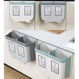 Mounted,Folding,Waste,Kitchen,Cabinet,Hanging,Collapsible,Trash,Cabinet,Trash,Storage,Holder