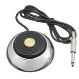 Stainless,Steel,Round,Pedal,Switch,Power,Supply,Pedals,Tattoo,Machine