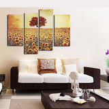 Frameless,Painting,Sunflower,Canvas,Modern,Decoration,Paper