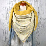 Women,Cotton,Thick,Winter,Outdoor,Casual,Small,Lattices,Pattern,Scarf,Shawl