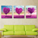 32x32cm,Purple,Diamond,Painting,Resin,Rhinestone,Scenery,Cross,Stitch