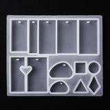 213Pcs,Resin,Casting,Silicone,Necklace,Jewelry,Pendant,Craft,Making,Tools
