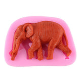 Elephant,Shape,Silicone,Fondant,Mould,Creative,Animal,Shape,Baking,Tools