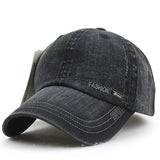 Unisex,Cotton,Washed,Denim,Baseball,Vintage,Adjustable,Snapback